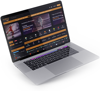Web de la casa de apuestas Jubilee en un ordenador.
