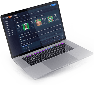 Web de la casa de apuestas Stake en un ordenador.