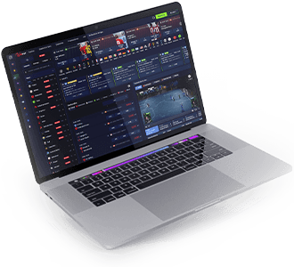 Web de la casa de apuestas Winpot en un ordenador.